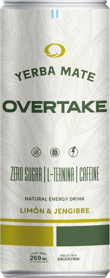Lata Overtake sabor Limón & Jengibre